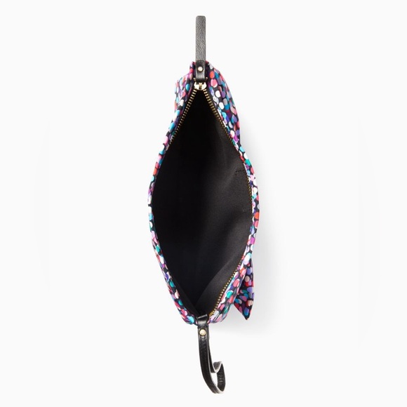 Kate Spade On Purpose Dance Party Dot Large Nylon Wristlet Clutch w Bow Rare - Picture 4 of 16